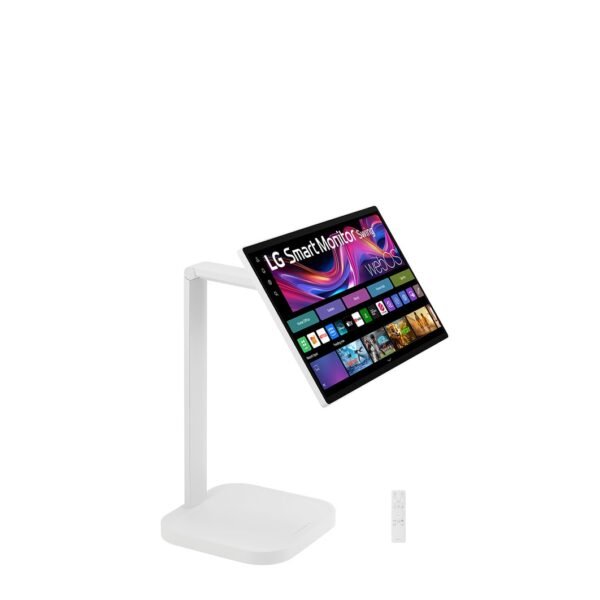 LG Smart Monitor Swing 31.5 Inch 4K UHD IPS Touchscreen for Streaming 32U889SA with Rolling Stand and webOS